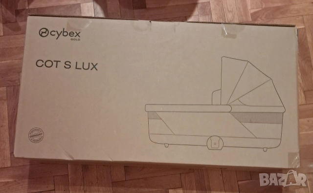Бебешки кош за новородено Cybex Cot S Lux 2024 Stormy blue, снимка 10 - Детски колички - 53698175