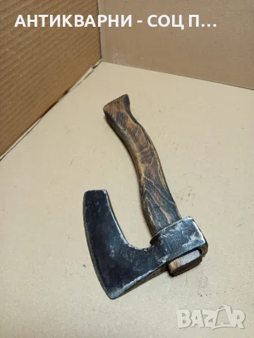 Стара Ръчно Кована Ловно Рибарска Брадвичка Номер 3. Тегло 0.650кг., снимка 5 - Антикварни и старинни предмети - 50436395