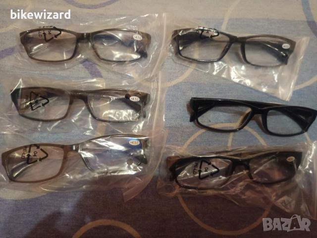 Очила за четене 6 броя +4.50 НОВИ