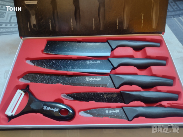 Bachmayer Design by Germany комплект нови ножове модел BM-6600., снимка 5 - Прибори за хранене, готвене и сервиране - 44952015