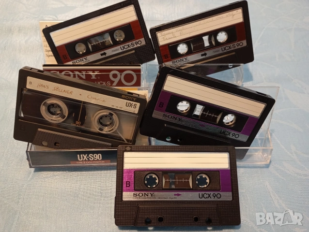 Лот от няколко аудио касети Sony UCX-90/ UCX-S90/ UX-S90 хромни ленти
