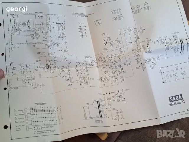 ретро немско лампово радио Saba Wildbad 12, снимка 13 - Радиокасетофони, транзистори - 48015248