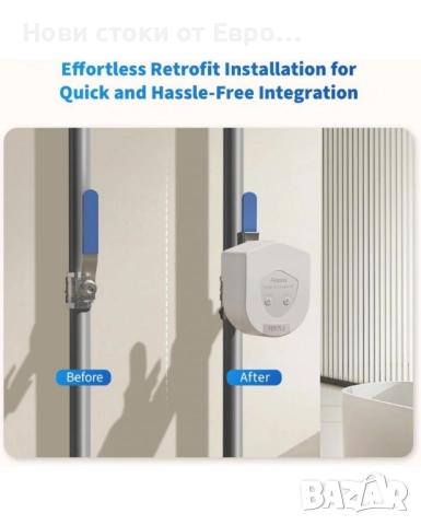 Смарт контролер за спирателни кранове Aqara - Valve Controller T1, бял, снимка 4 - Друга електроника - 51921356