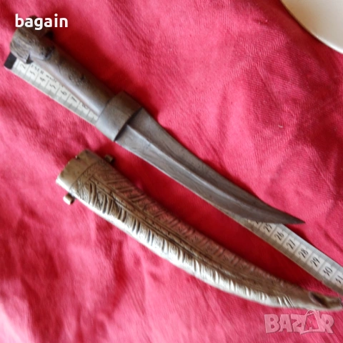 Османска кама, ханджар., снимка 6 - Антикварни и старинни предмети - 54224230
