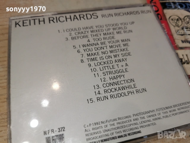 KEITH RICHARDS CD-ВНОС GERMANY 0603261700H2E6R, снимка 3 - CD дискове - 53737082