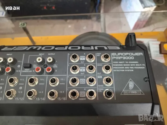 Behringer PMP3000, снимка 5 - Ресийвъри, усилватели, смесителни пултове - 48821012