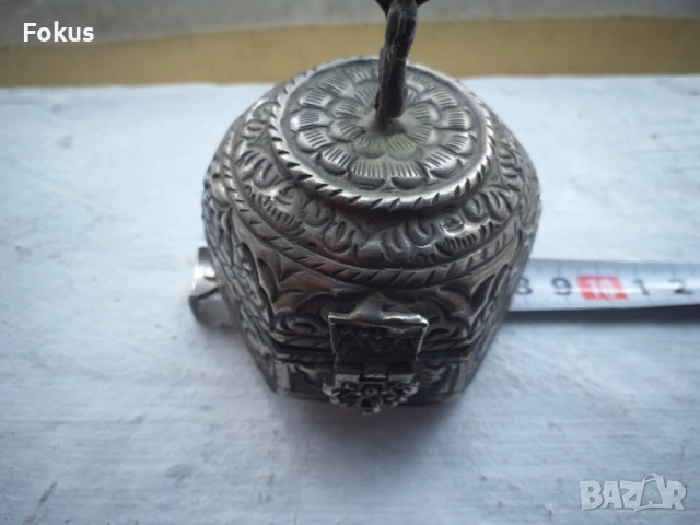 Чеканка кутия петел кадифе, снимка 7 - Антикварни и старинни предмети - 53508353