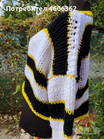 ръчно изплетена жилетка , снимка 9 - Жилетки - 52117126