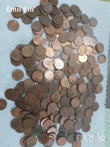 Монети от 1пфениг 350 бр. 