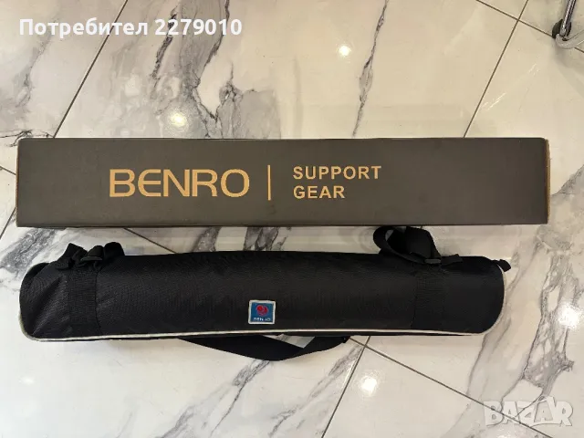 НОВ статив Benro A500FN1, снимка 2 - Чанти, стативи, аксесоари - 47306903