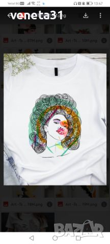 Дамски Art блузи с къс ръкав, снимка 4 - Тениски - 45625326