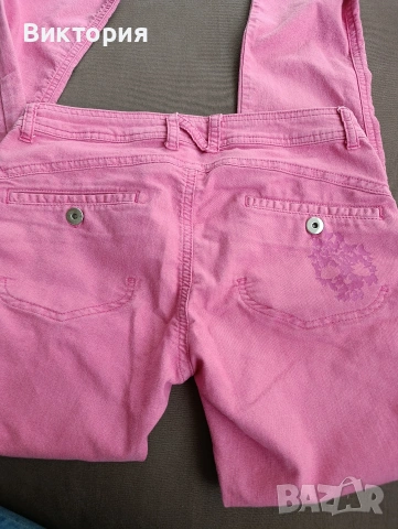 Розови дънки М, снимка 3 - Дънки - 54299493