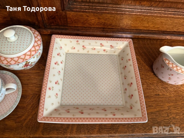 Сервиз за кафе и чай Laura Ashley Louisa, снимка 4 - Сервизи - 54068312