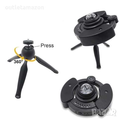 LED звезден проектор с Bluetooth високоговорител и дистанционно управление, снимка 5 - Друга електроника - 52856977