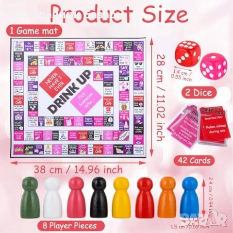 Нова Парти настолна игра за възрастни Drinking Game 2-8 играчи забавление студенти купон
