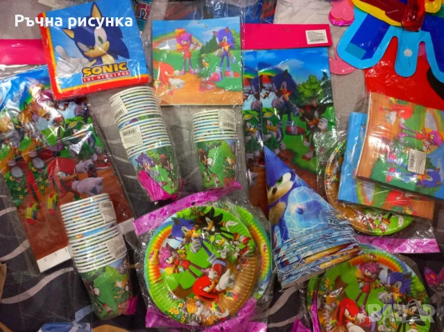 Украса тема Соник, снимка 1