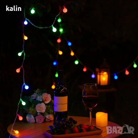 Водоустойчиви Коледни Led лампички Звездно небе - 50 метра 240 светлини, снимка 2 - Декорация за дома - 52253769