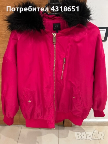 Armani яке с качулка и пух