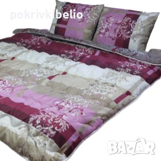 #Комплект #Спално #Бельо с тигелирана олекотена #Завивка в размер за спалня Произход България , снимка 14 - Спално бельо - 39583293