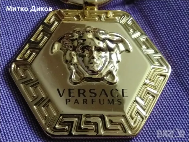 Versace parfums нов марков ключодържател 50х45мм, снимка 3 - Колекции - 47021666