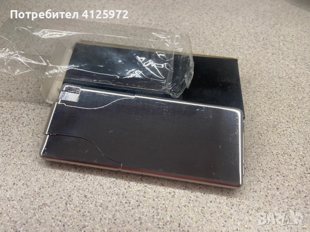 Метална неизползвана запалка с табакера, снимка 2 - Други - 52860129