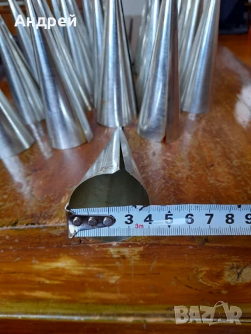 Стари форми за сладки фунийки #2, снимка 8 - Други ценни предмети - 51253347