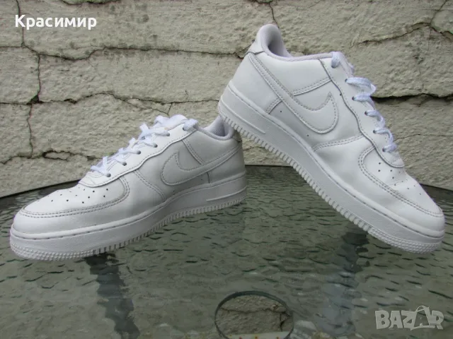 Маратонки Nike Air Force 1 LE "Triple White", снимка 7 - Маратонки - 47862394