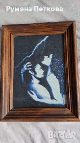 Гоблени"Луна","Целувка"и"Ангел с роза", снимка 2 - Гоблени - 54081271