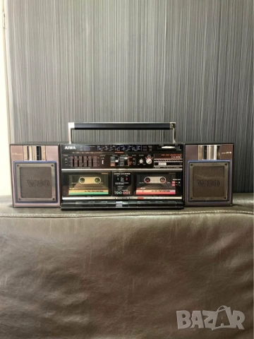AIWA CA-W80 VINTAGE RETRO BOOMBOX Ghetto Blaster радио касетофон, снимка 2 - Радиокасетофони, транзистори - 54016397
