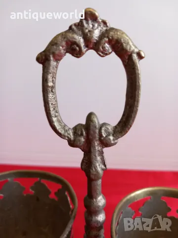 Стар ПЕРСИЙСКИ Бронзов Съд за Прибори, снимка 4 - Антикварни и старинни предмети - 50029840