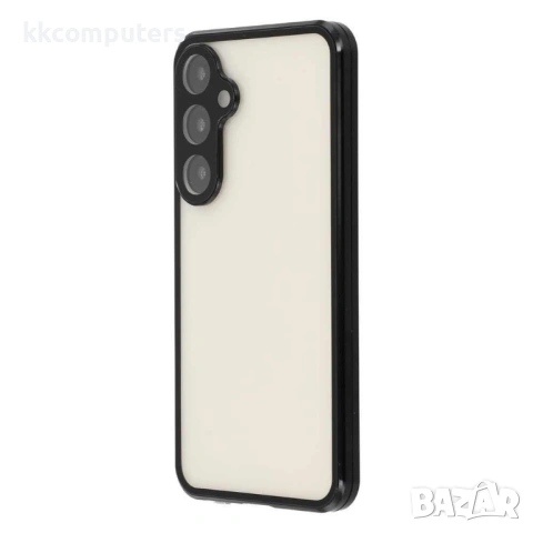 Двустранен Защитен Калъф за Samsung S26 - Закалено стъкло, Антишпионски, Метална рамка, 7 цвята, снимка 10 - Калъфи, кейсове - 53854585