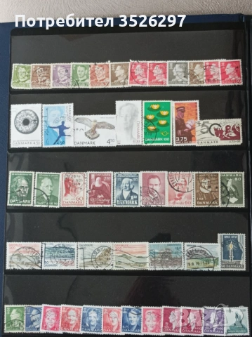 Колекции пощенски марки от бившата Чехословакия и от Дания, снимка 5 - Филателия - 53233692