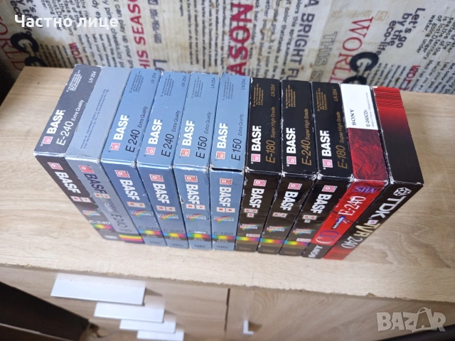 Видео касети , снимка 2 - Плейъри, домашно кино, прожектори - 53935908