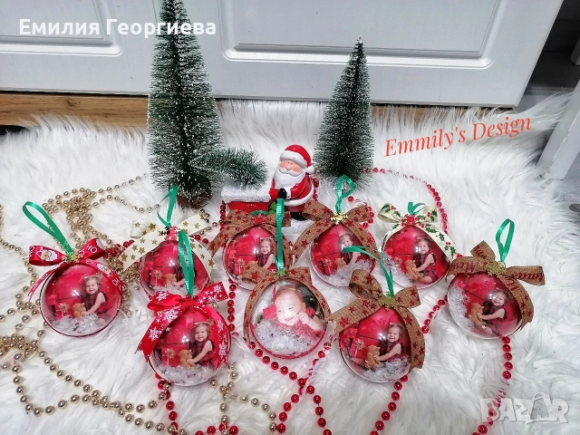 Коледни топки със снимки на най-ниски цени , снимка 13 - Други - 52822316