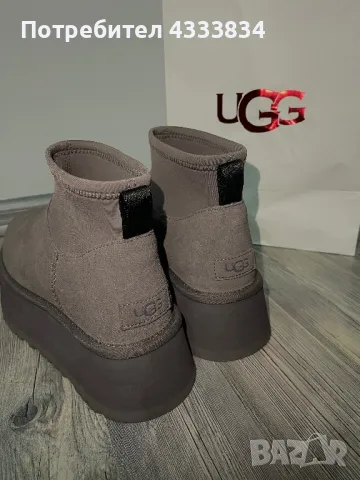 Велурени зимни боти UGG , снимка 3 - Дамски боти - 48396888