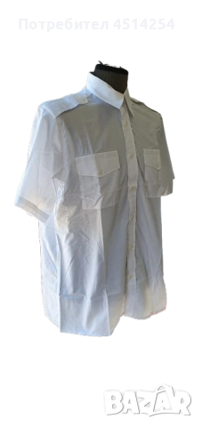 Лятна риза с класическа кройка, снимка 2 - Ризи - 53858199