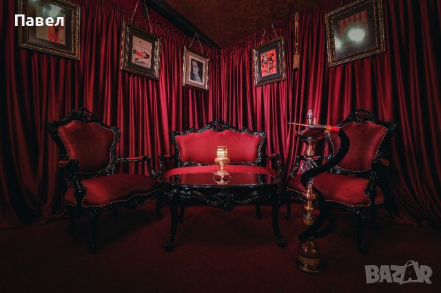 Луксозно червено двойно кресло ( наргиле бар, заведение, хотел ), снимка 4 - Дивани и мека мебел - 45688546