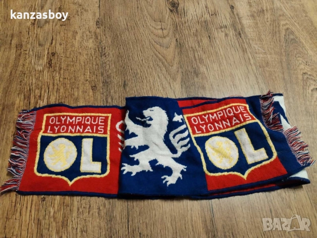 olympique lyonnais vintage - ретро футболен шал 100% оригинал много добро състояние, снимка 5 - Други - 52806091