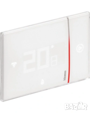 BTICINO смарт термостат, за вграждане, Wi-Fi, тъчскрийн, бял, снимка 4 - Радиатори - 53376168