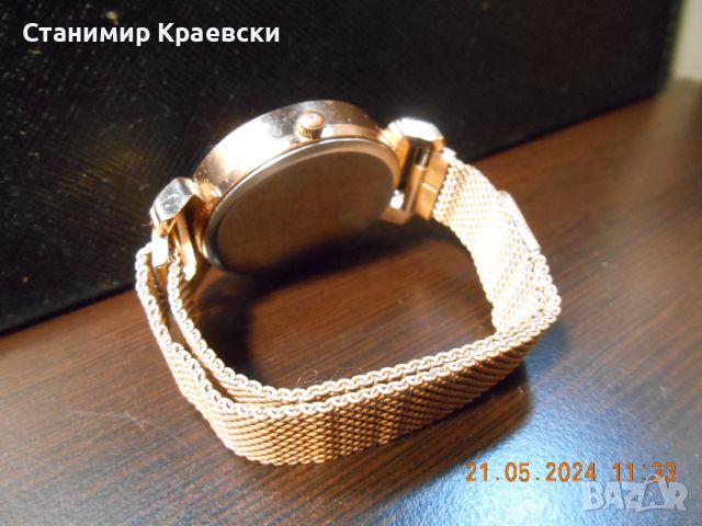 Watch for woman - rose gold plated color, снимка 8 - Дамски - 45893703