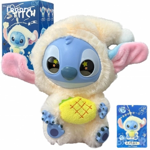 Miniso Stitch в пижама – колекционерска фигурка 15 см, снимка 2 - Фигурки - 51459147