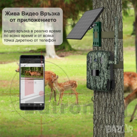 Ловна камера със соларен панел, снимка 5 - Камери - 54144505