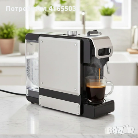 Еспресо машина 8в1 Oliver Voltz OV51171N8M – За капсули и мляно кафе, 1450W, снимка 3 - Обзавеждане за заведение - 53041117