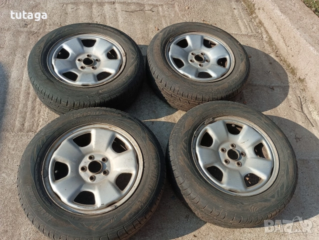 Продавам железни джанти с гуми Субару Форестер 195/65/15