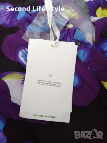 Нова дълга дамска рокля YAS YASVIOLA LS р-р M (EU) - макси рокля - принт цветя, снимка 14 - Рокли - 53062161