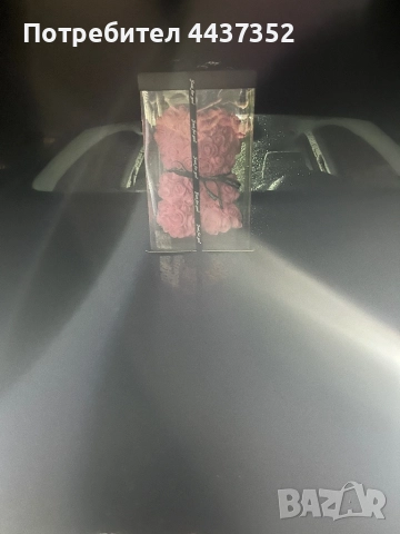 Мече от малки сатени рози, снимка 3 - Декорация за дома - 52678992