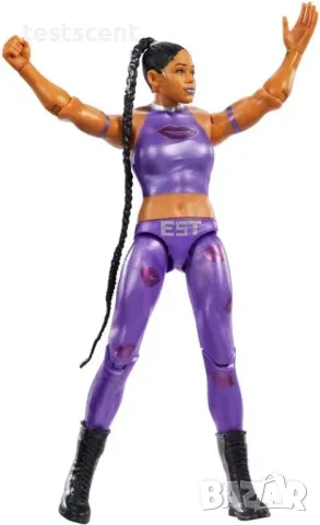 Екшън фигура WWE Bianca Belair Бианка Белеар Mattel Wrestlemania action figure играчка, снимка 9 - Фигурки - 48940615