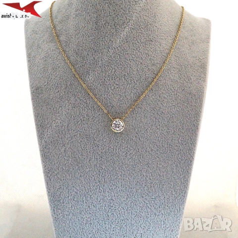 Колие с 14К златно покритие 274097, снимка 4 - Колиета, медальони, синджири - 52872364