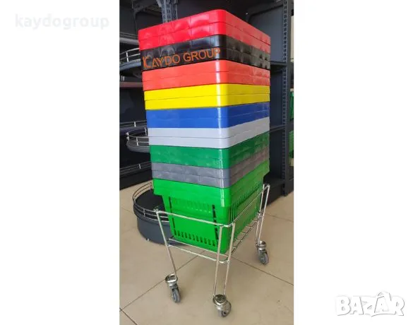 Промоция! Кошница за пазаруване - тъмно зелена 22л, търговско оборудване!, снимка 8 - Оборудване за магазин - 35966716