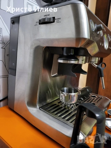 Еспресо машина SAGE Barista Express Кафемашина с кафемелачка, снимка 7 - Кафемашини - 53463013